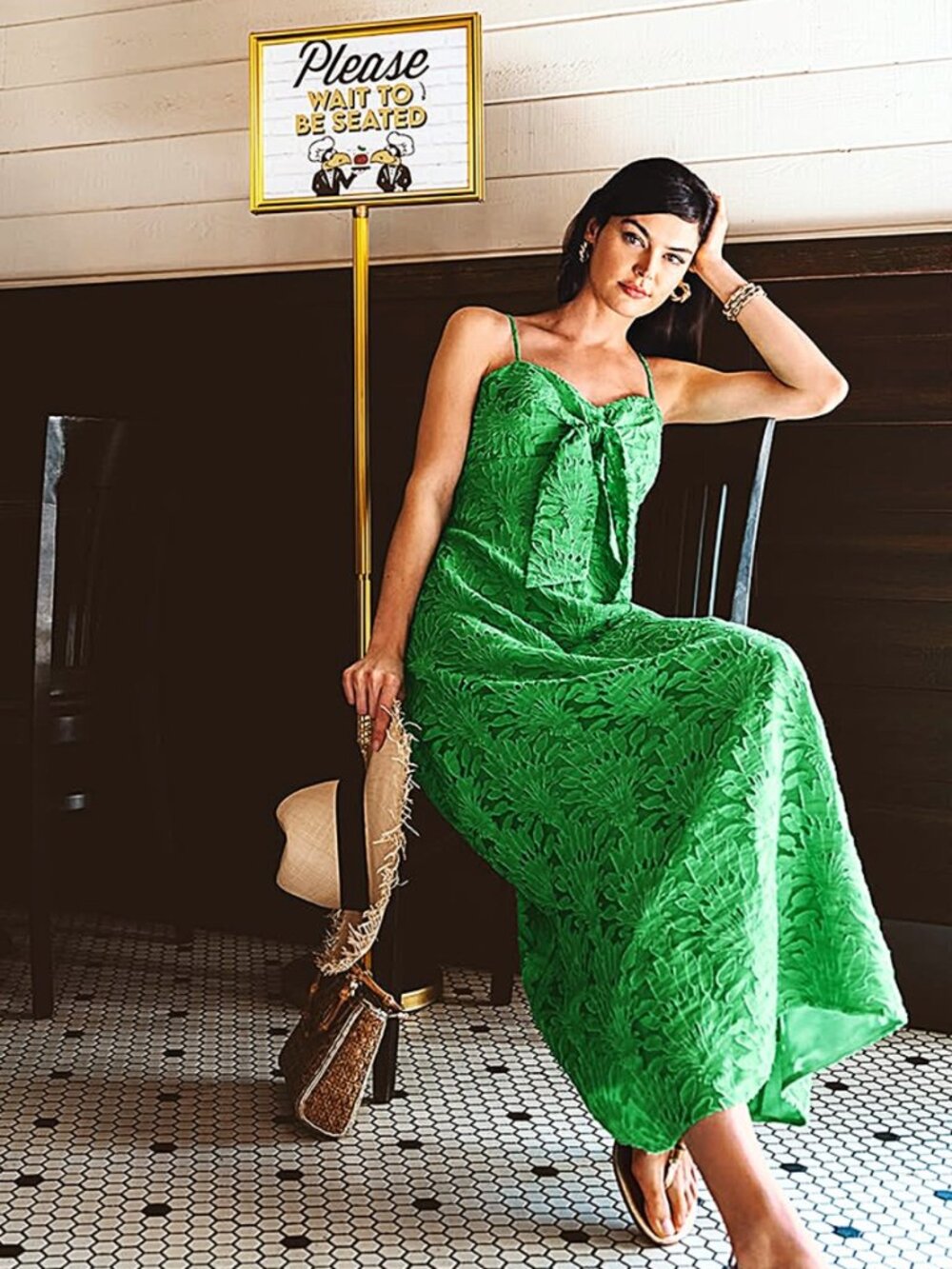 Lilly Pulitzer Sarahlynne Maxi Dress in Fauna Green NWT - Size 00
